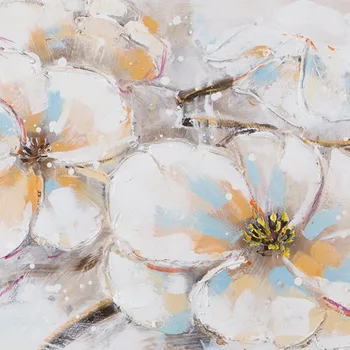 Kwiaty akrylowe malarstwo na płótnie domowe dekoracje ręcznie malowane olejne malarstwo kwiat śliwki uchwyt sztuka obraz do salonu, sypialni