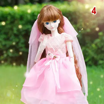 Lalka handmade ubrania sukienka księżniczki suknia ślubna dziewczyna odzież dla Bjd 1/3 lalki akcesoria dla lalki Bjd zabawki dla dziewczynek