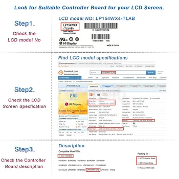 Latumab New LCD LED LVDS Controller Board Driver kit dla N141C3-L03 HDMI + DVI + VGA