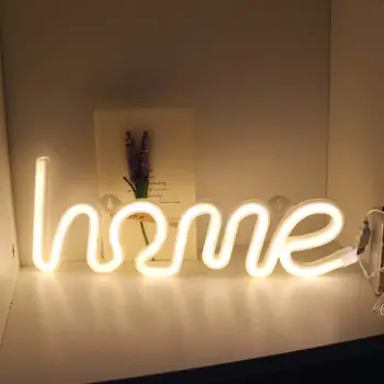 LED Neon Light Rainbow Wall Art Sign Lights Home Bedroom Decoration Hanging Neon Lamp Home Party Holiday Decor Xmas Gift