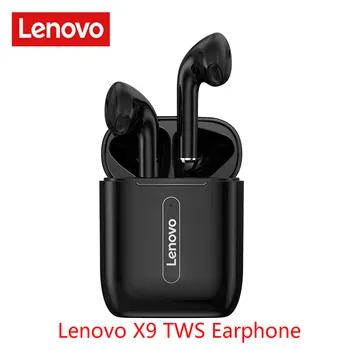 Lenovo X9 True Wireless bluetooth 5.0 słuchawki sterowanie dotykowe dynamiczny HIFI słuchawki stereo głośnomówiący sportowy zestaw słuchawkowy 300 mah