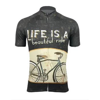 Life is a Beautiful Jazda na Rowerze Jersey Set męska odzież rowerowa letnie spodenki rowerowe drogowy strój rowerowy MTB Wear Maillot Culotte