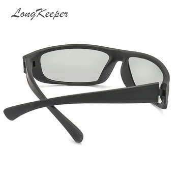 LongKeeper Spolaryzowane Fotochromowe Okulary Mężczyźni Czarna Ramka Sportowe Okulary Kobiety Projektanta Marki Jazdy Okulary Gafas 1039