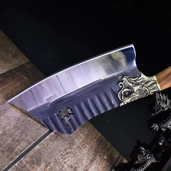 Longquan ghost hand kute wyłącznie ręcznie, zagęszczony nóż do cięcia kości nóż przeznaczony do cięcia kości noży