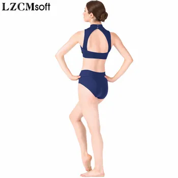 LZCMsoft Women High Zwężone Gymnastics Dance Briefs Adult Elastan Lycra Jazz Ballet Dance Shorts Black Girls Team Underwear