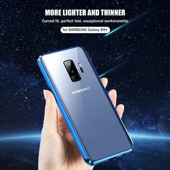 Magnetyczna Prywatność Szkło Hartowane Magnes Metalowe Etui Na Telefon 360 Pełna Obudowa Ochronna Do Samsung S10 S20+ S8 S9 Plus Note 10 9
