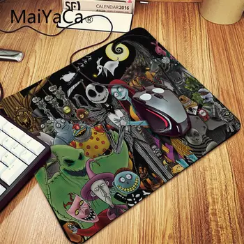 Maiyaca Nightmare Before Halloween Christmas Gaming Mouse Pad Locking Edge Mouse Pad Gaming mouse Pad Gamer To Laptop Keyboard