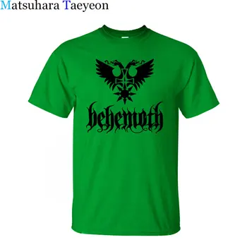 Matsuhara Taeyeon brand funny T shirts - męska casual moda z krótkim rękawem o-neck Behemoth printed theme XS-3XL t-shirt