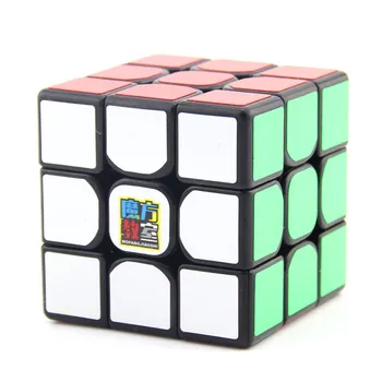 MFJS MF3RS2 3x3x3 Speed Magic Cube Twist Puzzle Toy Brain Teaser 3D IQ Game Black 3x3 Moyu 3*3*3 bardzo elegancki 56 mm WCA Safe ABS