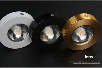 Mini napięcie mocowanie Led Downlight w 5w 7w 10w 15w 220V żarówka ultra Spot Cob Led Light oświetlenie sufitu domowej szafy szafa