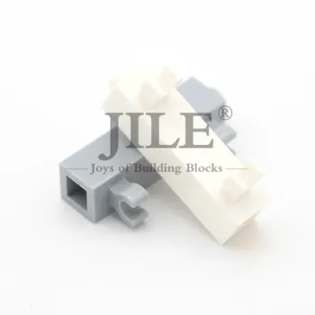 Moc Brick, Modified 1x1x3 with 2 Clips Vertical 60583 DIY Oświecam Building Blocks Brick Classic Sets Compatible Assembles Part