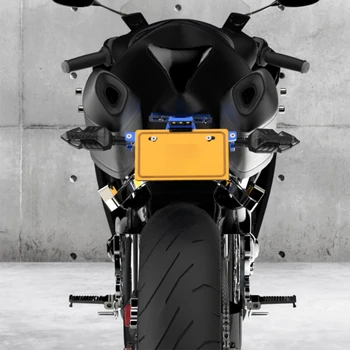 Motocykl LED uchwyt tablicy rejestracyjnej dla Moto Benelli Trk 502 Z900 Honda Msx125 Msx Honda Cb600 Portatarga Moto Porta Matriculas