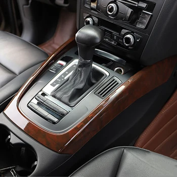 Motoryzacja Podlokietnik Zmiany Biegów Ozdoba Ramy Pokrywa Wykończenie Dla Audi Q5 2010-2017 Włókna Węglowego Kolor Wnętrza Akcesoria Samochodowe