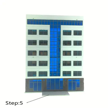 N 1/150 Na Dużą Skalę Miejskiej Piaskowy Stół Model Budynku Anime Scena Nowoczesny Budynek Plastikowy Model Do Złożenia