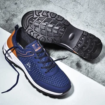NAIKPLLO Single Net obuwie Męskie oddychające sportowe buty do biegania podróży outdoor Casual buty płótnie buty do chodzenia
