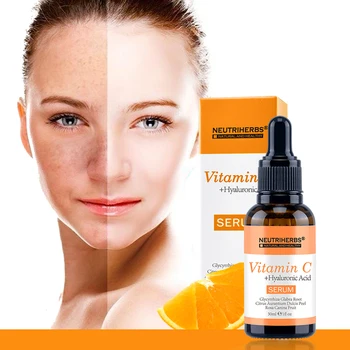 Neutriherbs 20% Natural Vitamin C Serum for Face Natural Twarzowy Whitening przeciwutleniacz Przeciwzmarszczkowe serum przeciwzmarszczkowe 30 ml