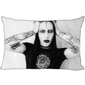 Niestandardowe Marilyn Manson prostokąt poszewka na zamek dakimakura klasyczny poszewka na poduszkę rozmiar 35x45 cm DIY prezent