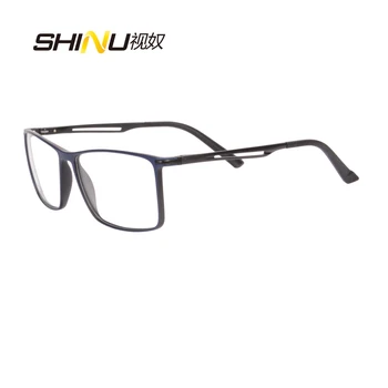 Nowa dostawa kwadratowe мультифокусные soczewki okulary do czytania kwadratowa ramka TR90 metalowe nóżki progresywne okulary do czytania Gozluk SH025