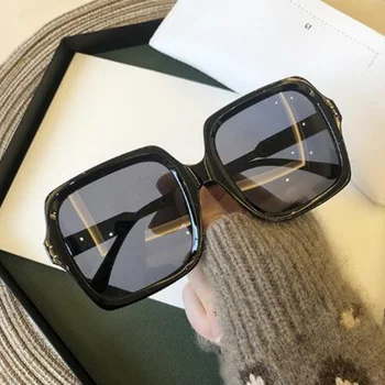 Nowe przewymiarowany okulary kobieta lub mężczyzna kwadratowa ramka cieniowane okulary sexy brand designer retro female gafas de sol d
