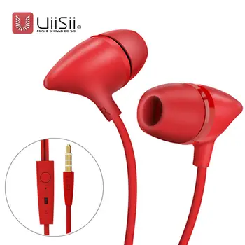 Nowe słuchawki douszne z mikrofonem UiiSii C100 przenośne słuchawki Auriculares dla iPhone /Xiaomi /Samsung odtwarzacz MP3 PC