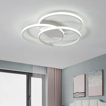 Nowoczesne lampy led, lampy do salonu, sypialni, gabinetu, kolor biały, do montażu powierzchniowego lampy lampy deco AC85-265V