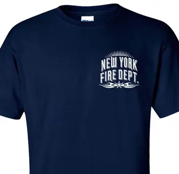 Nowojorska straż pożarna koszulka tribal rozmiarach od S do 3XL krótka podwójna strona