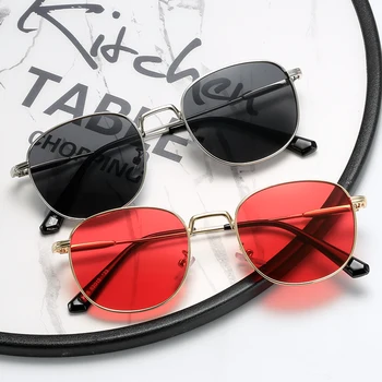 Nowy design moda okulary Kobiety mężczyźni metalowe okulary vintage, luksusowe okulary Przeciwsłoneczne UV400 odcienie Oculos de sol