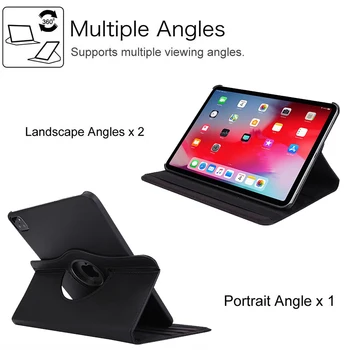Nowy iPad Air 4 2020 10,9 cala A2072/A2316/A2324/A2325 etui na tablet 360 stopni obrotowa podstawka skórzany pokrowiec