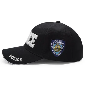 Nowy marka policyjna czapka z daszkiem mężczyźni haft armia taktyczne Snapback czapki Gorras regulowany unisex losowy oddział czapka z daszkiem kość