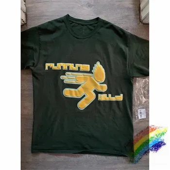 Nowy Travis Scott Kaktus Jack Running Wild T-Shirt Mężczyźni Kobiety Wysokiej Jakości Astroworld Koszulka Męskie Koszulki