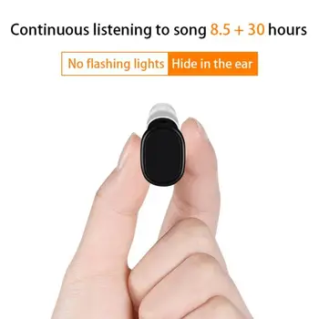 Nowy X12 micro mini in-ear Wireless Bluetooth-zestaw słuchawkowy USB magnetyczne ładowanie słuchawki Bluetooth sportowy zestaw słuchawkowy do słuchawek