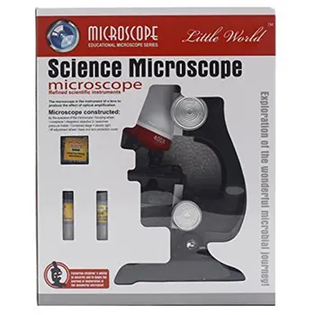Nowy zestaw mikroskopów Lab LED 100X-400X-1200X Home School Educational Toy Gift znakomity biologiczny mikroskop dla dzieci Dziecko