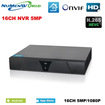 Numenworld nowy Full HD 16 channel 5MP NVR CCTV 16CH NVR dla kamer IP system ONVIF, H. 264, HDMI zgodny sieciowego rejestratora wideo