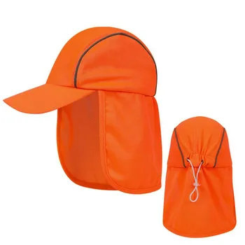 Oddychająca odblaskowe higiena pracy roleta kapelusz stałe letnie okulary kapelusz unisex snapback rybacy czapka piesze wycieczki, wędkarstwo czapka