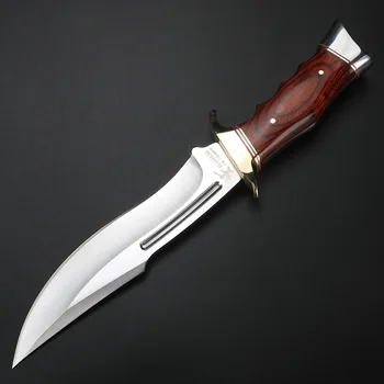 Odkryty krótki nóż fixed blade prosty nóż wysokiej jakości narzędzie nóż EDC kemping polowanie samoobrony nóż