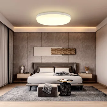 Okrągły led lampa sufitowa do montażu powierzchniowego panelu światła 85-265v w ciepłe miejsce wypoczynkowe, sypialnia światła łazienka kuchnia korytarz oświetlenie