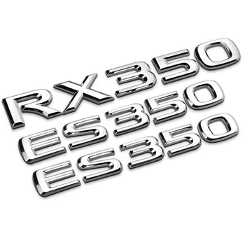 Oryginalny EX350/RX350 prywatne metaliczny stop cynku stylizacja samochodu przebudowa emblematy 3D ikona naklejki bitowa pojemność marka Lexus