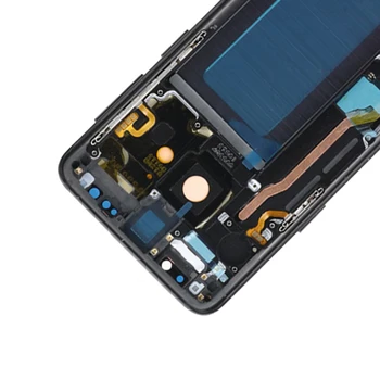 Oryginalny wyświetlacz S9 Plus dla Samsung Galaxy S9 Plus LCD z ramką SM-G960F G960A G965F/DS G965U LCD ekran dotykowy digitizer