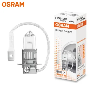 OSRAM H3 12V 100W PK22s 62201 Super Rollye Off Road 3200K samochodowe halogenowe światła przeciwmgielne automatyczna lampa oryginalna Lampa jakości OEM (1szt)