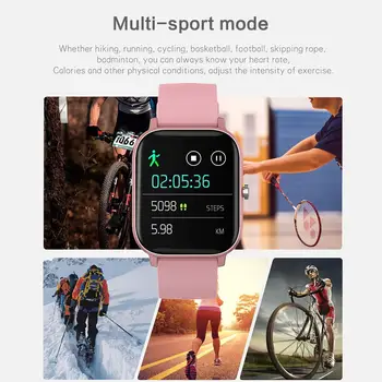 P8 Upgrade P8 pro Body Temperature Smart Watch 1.4 inch HD Full Touch screen Multi-sports mode Fitness Tracker P8T Smart Watch