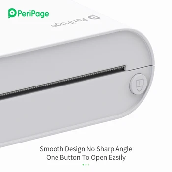 PeriPage przenośny termalny Bluetooth drukarka A9Pro 304dpi Grayscale Picture Photo label mini drukarki dla systemu Android IOS