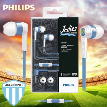 Philips SHE7055 HIFI słuchawki douszne białe sportowe muzyczny zestaw słuchawkowy dla smartfonów huawei, Xiaomi oficjalna certyfikacja