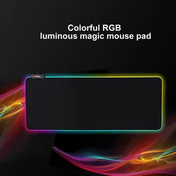 Podkładka pod mysz RGB światła komputer Duża podkładka pod mysz Duża podkładka pod mysz z podświetleniem klawiatury PC tenis mata Mause