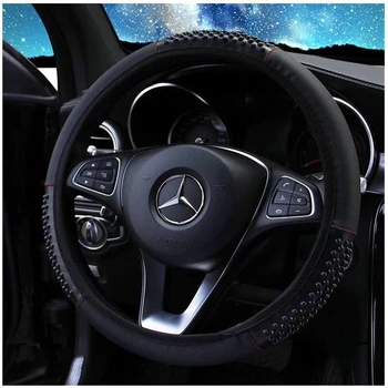 Pokrywa koła kierownicy samochodu Matą Auto Steering - wheel Cover 3D Anti-Slip Universal Steering Wheel Covers Interior accessories