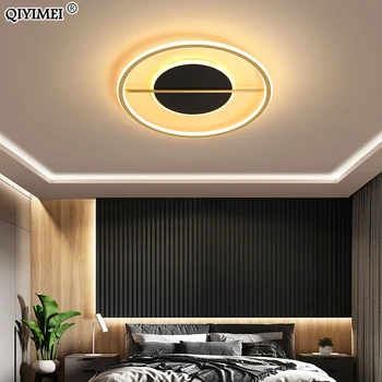 Połysk LED nowoczesny żyrandol lampy lampy oświetlenie domu przedpokój salon sypialnia jadalnia kuchnia matowy złoty spray farba lampa