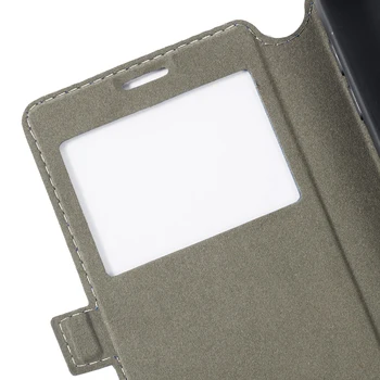 PU skórzane etui dla telefonu LG G8X ThinQ flip etui dla LG G8X ThinQ View Window Book Case miękka silikonowa pokrywa tylna TPU