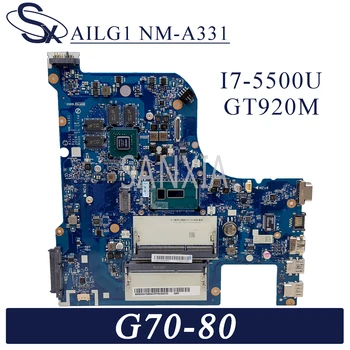 Płyta główna laptopa KEFU NM-A331 dla Lenovo G70-80 oryginalna płyta główna I7-5500U GT920M