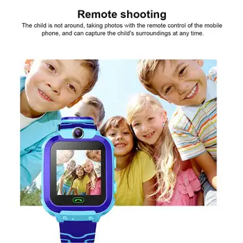 Q12 Kids Call Kids Smart Watch for Children SOS Antil-lost Wodoodporny Smartwatch Baby 2G karta SIM zegarki Lokalizacja Tracker zegarek