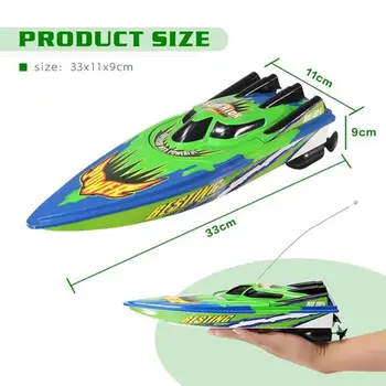 RC Boat 30km/h High-speed Remote Control RC Boat Speedboat Wodoodporny Electric Remote Control Boat Toys For Childern Gifts