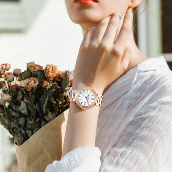 Reloj Mujer Switzerland CARNIVAL Brand Watches Ladies Fashion Wodoodporny Luxury Casual Kwarcowy zegarek kobiety 2021 Montre Femme